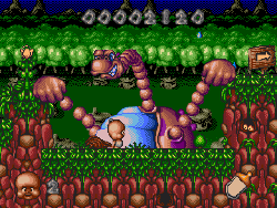 chuck rock 2 boss fight on megadrive